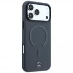 Husa Mercedes Leather 3D cu MagSafe compatibila cu iPhone 18 Pro / 17 Pro, Gri 5 - lerato.ro