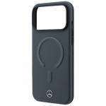 Husa Mercedes Leather 3D cu MagSafe compatibila cu iPhone 18 Pro / 17 Pro, Gri 7 - lerato.ro