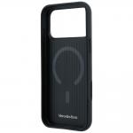 Husa Mercedes Leather 3D cu MagSafe compatibila cu iPhone 18 Pro / 17 Pro, Gri 8 - lerato.ro