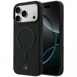 Husa Mercedes Leather 3D cu MagSafe compatibila cu iPhone 18 Pro / 17 Pro, Negru 4 - lerato.ro