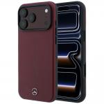 Husa Mercedes Semi Wrap Iconic Line cu MagSafe compatibila cu iPhone 18 Pro Max / 17 Pro Max, Burgundy 4 - lerato.ro