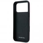 Husa Mercedes Semi Wrap Iconic Line cu MagSafe compatibila cu iPhone 18 Pro Max / 17 Pro Max, Burgundy 8 - lerato.ro