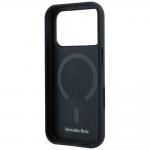 Husa Mercedes Leather Ring Stand cu MagSafe compatibila cu iPhone 18 Pro Max / 17 Pro Max, Negru 8 - lerato.ro