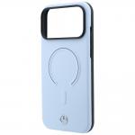 Husa Mercedes Leather 3D cu MagSafe compatibila cu iPhone 18 Pro Max / 17 Pro Max, Albastru 7 - lerato.ro