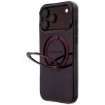 Husa Mercedes AMG IML Double Layer Urban Line Ring Stand cu MagSafe compatibila cu iPhone 18 Pro Max / 17 Pro Max, Burgundy 3 - lerato.ro