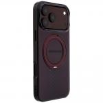 Husa Mercedes AMG IML Double Layer Urban Line Ring Stand cu MagSafe compatibila cu iPhone 18 Pro Max / 17 Pro Max, Burgundy 5 - lerato.ro