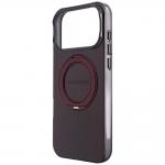 Husa Mercedes AMG IML Double Layer Urban Line Ring Stand cu MagSafe compatibila cu iPhone 18 Pro Max / 17 Pro Max, Burgundy 7 - lerato.ro