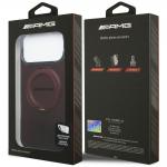 Husa Mercedes AMG IML Double Layer Urban Line Ring Stand cu MagSafe compatibila cu iPhone 18 Pro Max / 17 Pro Max, Burgundy 9 - lerato.ro