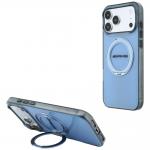Husa Mercedes AMG IML Double Layer Urban Line Ring Stand cu MagSafe compatibila cu iPhone 18 Pro Max / 17 Pro Max, Albastru 4 - lerato.ro