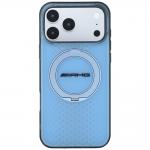 Husa Mercedes AMG IML Double Layer Urban Line Ring Stand cu MagSafe compatibila cu iPhone 18 Pro Max / 17 Pro Max, Albastru 2 - lerato.ro