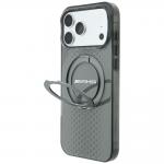 Husa Mercedes AMG IML Double Layer Urban Line Ring Stand cu MagSafe compatibila cu iPhone 18 Pro Max / 17 Pro Max, Gri 3 - lerato.ro