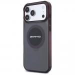 Husa Mercedes AMG IML Transparent Bicolor Block cu MagSafe compatibila cu iPhone 18 Pro Max / 17 Pro Max, Burgundy 3 - lerato.ro