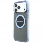 Husa Mercedes AMG IML Transparent Bicolor Block cu MagSafe compatibila cu iPhone 18 Pro Max / 17 Pro Max, Albastru 3 - lerato.ro