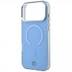 Husa Mercedes Double Layer Iconic Logo cu MagSafe compatibila cu iPhone 18 Pro Max / 17 Pro Max, Albastru 7 - lerato.ro