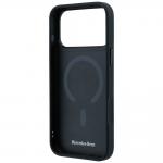 Husa Mercedes Leather Mesh Bow Line cu MagSafe compatibila cu iPhone 18 Pro Max / 17 Pro Max, Albastru 8 - lerato.ro