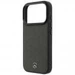 Husa Mercedes Leather Mesh Bow Line cu MagSafe compatibila cu iPhone 18 Pro Max / 17 Pro Max, Anthracite 7 - lerato.ro