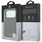 Husa Mercedes Leather Mesh Bow Line cu MagSafe compatibila cu iPhone 18 Pro / 17 Pro, Anthracite 9 - lerato.ro