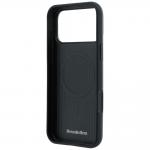 Husa Mercedes Leather Semi Wrap Iconic Line cu MagSafe compatibila cu iPhone 18 Pro / 17 Pro, Anthracite 8 - lerato.ro