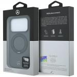 Husa Mercedes Leather Ring Stand cu MagSafe compatibila cu iPhone 18 Pro Max / 17 Pro Max, Anthracite 9 - lerato.ro