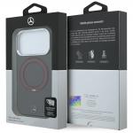 Husa Mercedes Ring Stand Iconic Logo cu MagSafe compatibila cu iPhone 18 Pro Max / 17 Pro Max, Burgundy 9 - lerato.ro