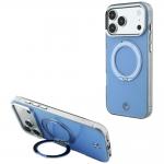Husa Mercedes Ring Stand and Iconic Logo cu MagSafe compatibila cu iPhone 18 Pro / 17 Pro, Albastru 4 - lerato.ro