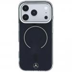 Husa Mercedes Double Layer Iconic Logo cu MagSafe compatibila cu iPhone 18 Pro Max / 17 Pro Max, Negru 2 - lerato.ro