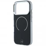 Husa Mercedes Double Layer Iconic Logo cu MagSafe compatibila cu iPhone 18 Pro Max / 17 Pro Max, Negru 7 - lerato.ro