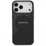 Husa Mercedes AMG IML Double Layer Rhombs cu MagSafe compatibila cu iPhone 18 Pro / 17 Pro, Negru / Rosu 2 - lerato.ro