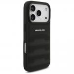 Husa Mercedes AMG Leather Debossed Lines Logo compatibila cu iPhone 18 Pro / 17 Pro, Negru 5 - lerato.ro