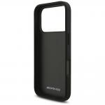 Husa Mercedes AMG Leather Debossed Lines Logo compatibila cu iPhone 18 Pro / 17 Pro, Negru 8 - lerato.ro