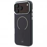 Husa Mercedes Double Layer Iconic Logo cu MagSafe compatibila cu iPhone 18 Pro Max / 17 Pro Max, Burgundy 3 - lerato.ro