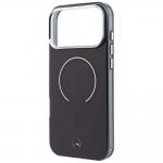 Husa Mercedes Double Layer Iconic Logo cu MagSafe compatibila cu iPhone 18 Pro Max / 17 Pro Max, Burgundy 7 - lerato.ro