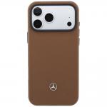 Set 2-in-1 Mercedes, Husa Mercedes Grill Pattern cu MagSafe + portofel magnetic, compatibil cu iPhone 18 Pro Max / 17 Pro Max, Maro 5 - lerato.ro