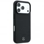 Set 2-in-1 Mercedes, Husa Mercedes Grill Pattern cu MagSafe + portofel magnetic, compatibil cu iPhone 18 Pro / 17 Pro, Negru 6 - lerato.ro