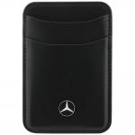 Set 2-in-1 Mercedes, Husa Mercedes Grill Pattern cu MagSafe + portofel magnetic, compatibil cu iPhone 18 Pro / 17 Pro, Negru 11 - lerato.ro