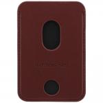 Set 2-in-1 Mercedes, Husa Mercedes Grill Pattern cu MagSafe + portofel magnetic, compatibil cu iPhone 18 Pro Max / 17 Pro Max, Burgundy 13 - lerato.ro