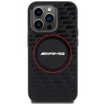 Carcasa Mercedes-Benz AMG Silicone Carbon Pattern MagSafe compatibila cu iPhone 15 Pro Max Black 2 - lerato.ro