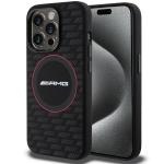 Carcasa Mercedes-Benz AMG Silicone Carbon Pattern MagSafe compatibila cu iPhone 15 Pro Max Black 4 - lerato.ro
