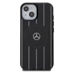 Carcasa Mercedes-Benz Double Layer Crossed Lines MagSafe compatibila cu iPhone 15 Black 2 - lerato.ro