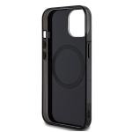 Carcasa Mercedes-Benz Double Layer Crossed Lines MagSafe compatibila cu iPhone 15 Black 4 - lerato.ro