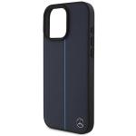 Carcasa Mercedes-Benz Blue Line Leather compatibila cu iPhone 16 Pro Max Navy Blue 4 - lerato.ro