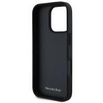 Carcasa Mercedes-Benz Curved Stitches Leather compatibila cu iPhone 16 Pro Max Black 8 - lerato.ro