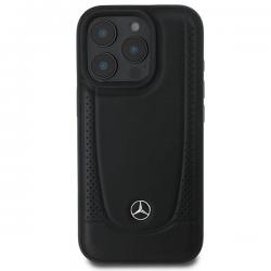 Carcasa Mercedes-Benz Leather Urban compatibila cu iPhone 16 Pro Max Black