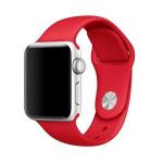 Curea Mercury Silicone compatibila cu Apple Watch 38/40/41mm, Rosu 4 - lerato.ro