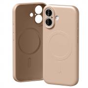 Carcasa Mercury Semi-Silicone cu MagSafe compatibila cu iPhone 17, Pink Sand