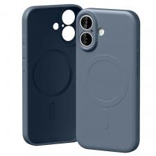 Carcasa Mercury Semi-Silicone cu MagSafe compatibila cu iPhone 17, Sierra Blue