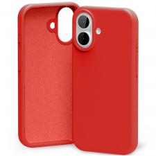 Carcasa Mercury Silicone compatibila cu iPhone 17, Rosu
