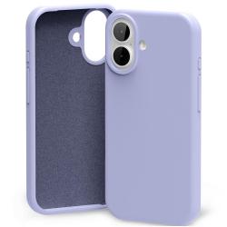 Carcasa Mercury Silicone compatibila cu iPhone 17, Lavender Gray