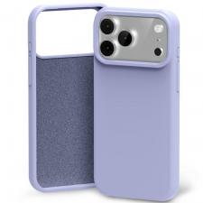Carcasa Mercury Silicone compatibila cu iPhone 17 Pro, Lavender Gray