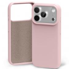 Carcasa Mercury Silicone compatibila cu iPhone 17 Pro Max, Pink Sand